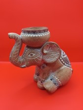 Wooden Elephant Carved Pattern