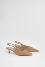 Oasis Tan Court Shoes Womens