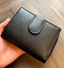 Womens Real Genuine Black Soft