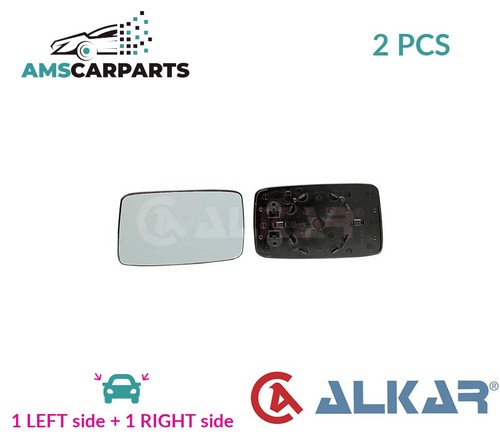 Rear view mirror glass pair - rear,
