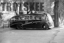 Larger Negative Jubilee Coaches Bedford SBG Duple Side View 1958