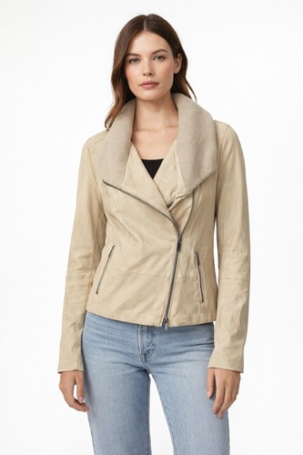 Vince goat leather moto - goat, jacket