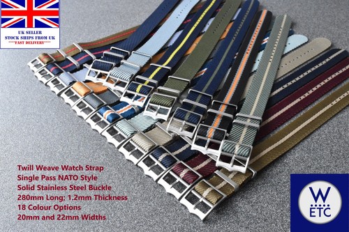 Nato watch strap single - single, pass