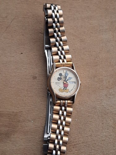 Ladies mickey mouse watch with - mickey,