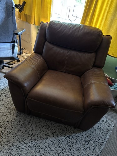 Dfs recliner dallas leather - dfs,