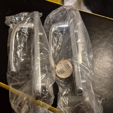 Fab Fix Windsor UPVC Lever Door Handles 92pz 122mm Screw Centres Short Backplate