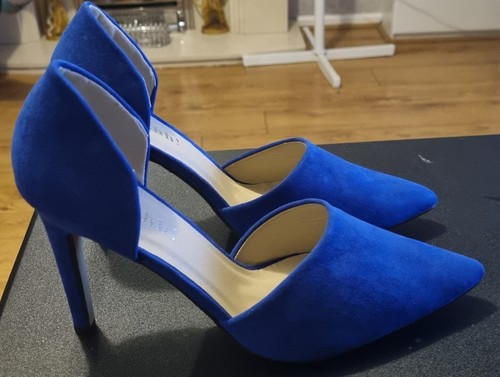 Women royal blue - pointed, toe
