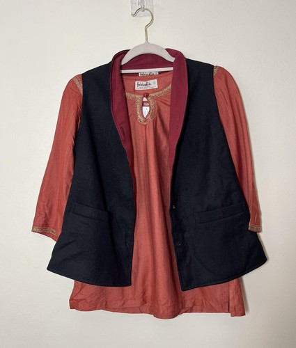 Fabindia set silk kurta - set,