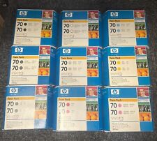 HP 70 Ink Cartridges Twin Packs Assorted Colours For Designjet Z2100 Z3100