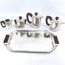 Art Deco Coffee Set Silver
