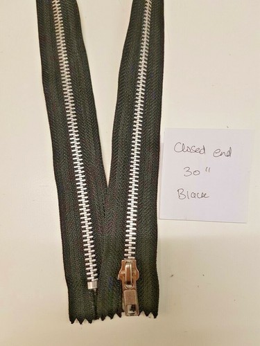 Metal silver teeth closed end - metal,