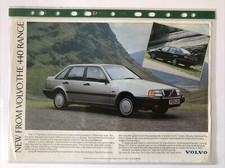 Volvo 440 Car Sales Brochure