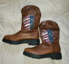 Costume Fancy Dress Cowboy Boots  Size 10