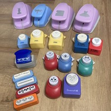 CARL Carla Woodware dovecraft Craft Paper Punch Christmas  Bundle 3", corner etc