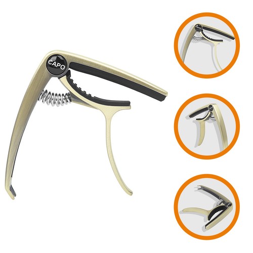 Guitar capo and - guitar, for