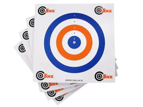 Airgun targets 14cm - 14cm, bullseye