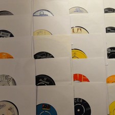 Job lot - 20 x  7"  inch records.. Vinyl 45s. Singles. Choose 60s, 70s or 80s.