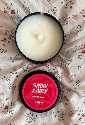 Lush snow fairy scented candle - lush,