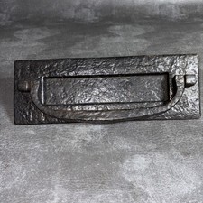 Black Antique Cast Iron Postal