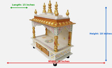 Handcrafted Indian Wooden Puja