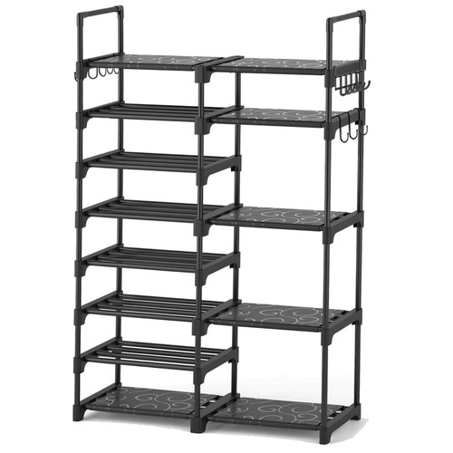 Shoe rack tier metal double - 8,