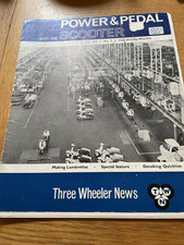 Power & Pedal Scooter Mag Jan 1964 Lambretta Innocenti Factory  Vespa  Peel 50