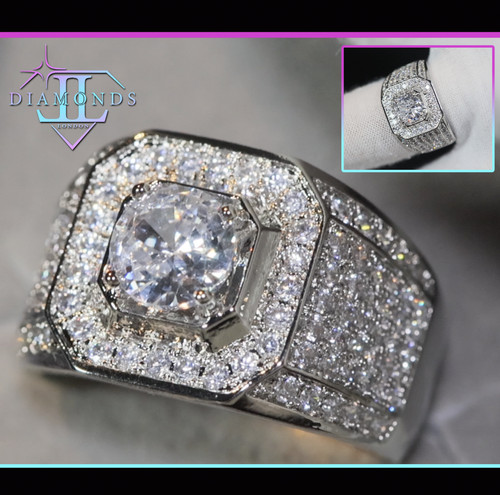 Simulated diamond ring - diamond,