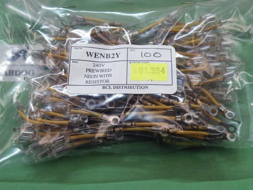 100 pcs neon bulb - 100, +