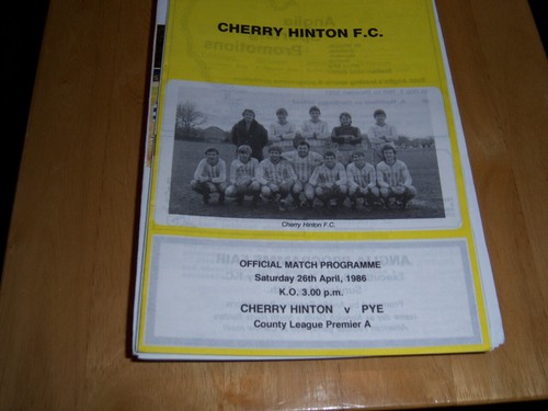 Cherry hinton pye 86 - cherry, v