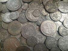1oz Pre 1947 Silver Coins - Shillings Florins Half Crowns etc - Bulk Job Lot