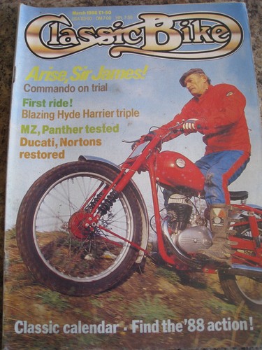 Classic bike magazine mar 1988 - classic,