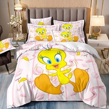 26Yellow Tweety Quilt Cover