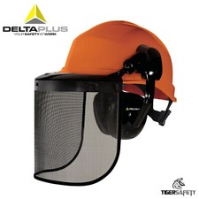 Delta Plus Forestier 3 Chainsaw Safety Kit Helmet Mesh Visor Ear Defenders PPE