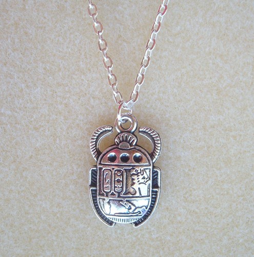 Egyptian scarab beetle pendant - scarab,