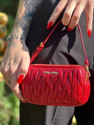 Miu red matelasse - miu,