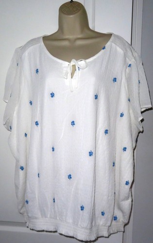Bnwt bonmarche white blue - bonmarche,