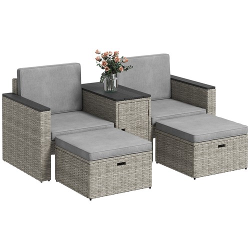 Rattan garden furniture - furniture, w/