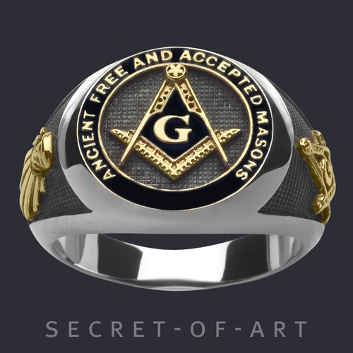 Masonic ring am - ring, &