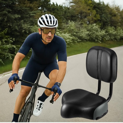 Leather bike seat with - bike,