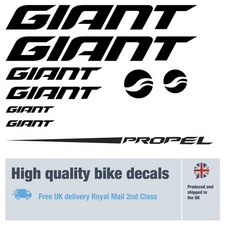 GIANT PROPEL bike labels / decals, stickers, 5+ years external quality (24 pack)