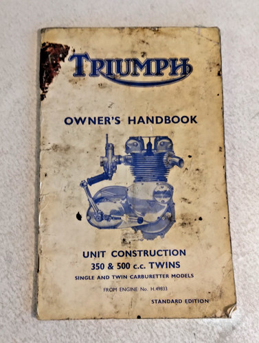 Triumph 350 500 unit twins - &,
