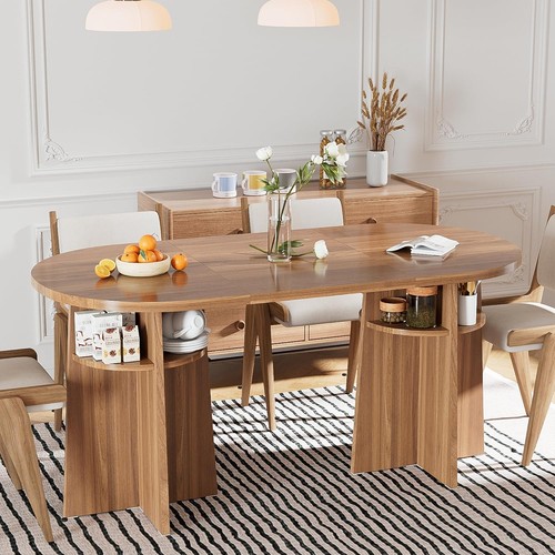 Oval dining table for - 63”,