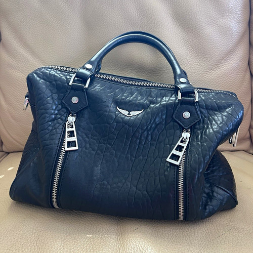 Zadig voltaire black zip - black,