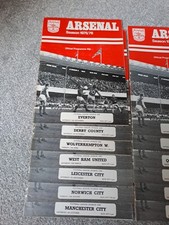 Arsenal Football Programmes