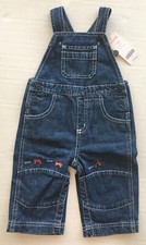 NWT Gymboree Good Old Days 6-12 Months Toy Car & Tricycle Denim Overalls