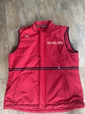 Ferrari Gilet / Body Warmer. Genuine Puma Race Team Gear Size Medium