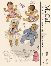Reproduction Vintage Dy-Dee Doll Clothes Sewing Pattern M1493