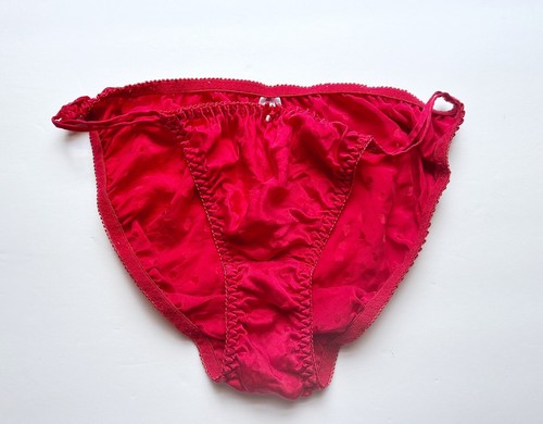 Vintage red silk - vintage, french