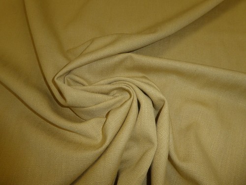 Yellow linen blend fabric from - yellow,