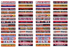 SUBBUTEO 56 STICKERS GENOA FANS & SUPPORTERS for STAND STEPPED AND CURVED